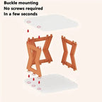 6 Floor Shoe Rack – 6 Tier Shoe Rack – Shoe Rack- Unique X Design Shoe Rack- High Quality – Without Box