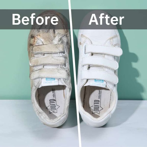 Disposable Shoe Cleaning Wipes | Quick Shine Clean Wet Wipes (80 Wipes In 1 Packet) | Instant Shoe Care | Easy, Mess-free Cleaning